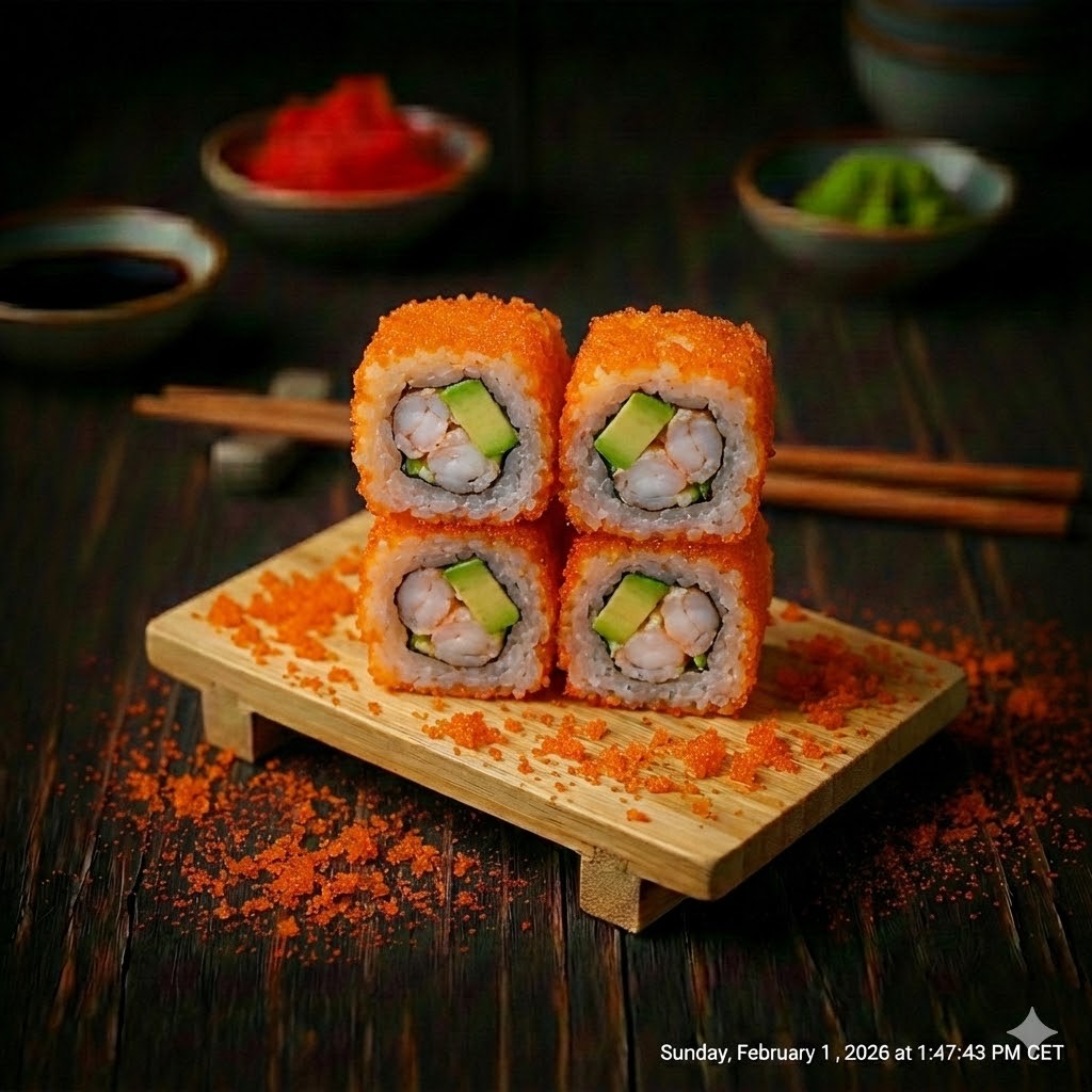 Cali Crevette Avocat Masago